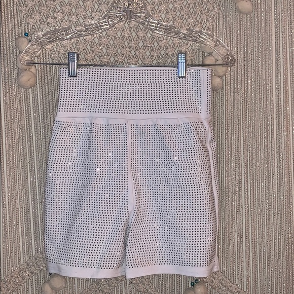 I.AM.GIA Pants - I am GIA sparkly biker shorts